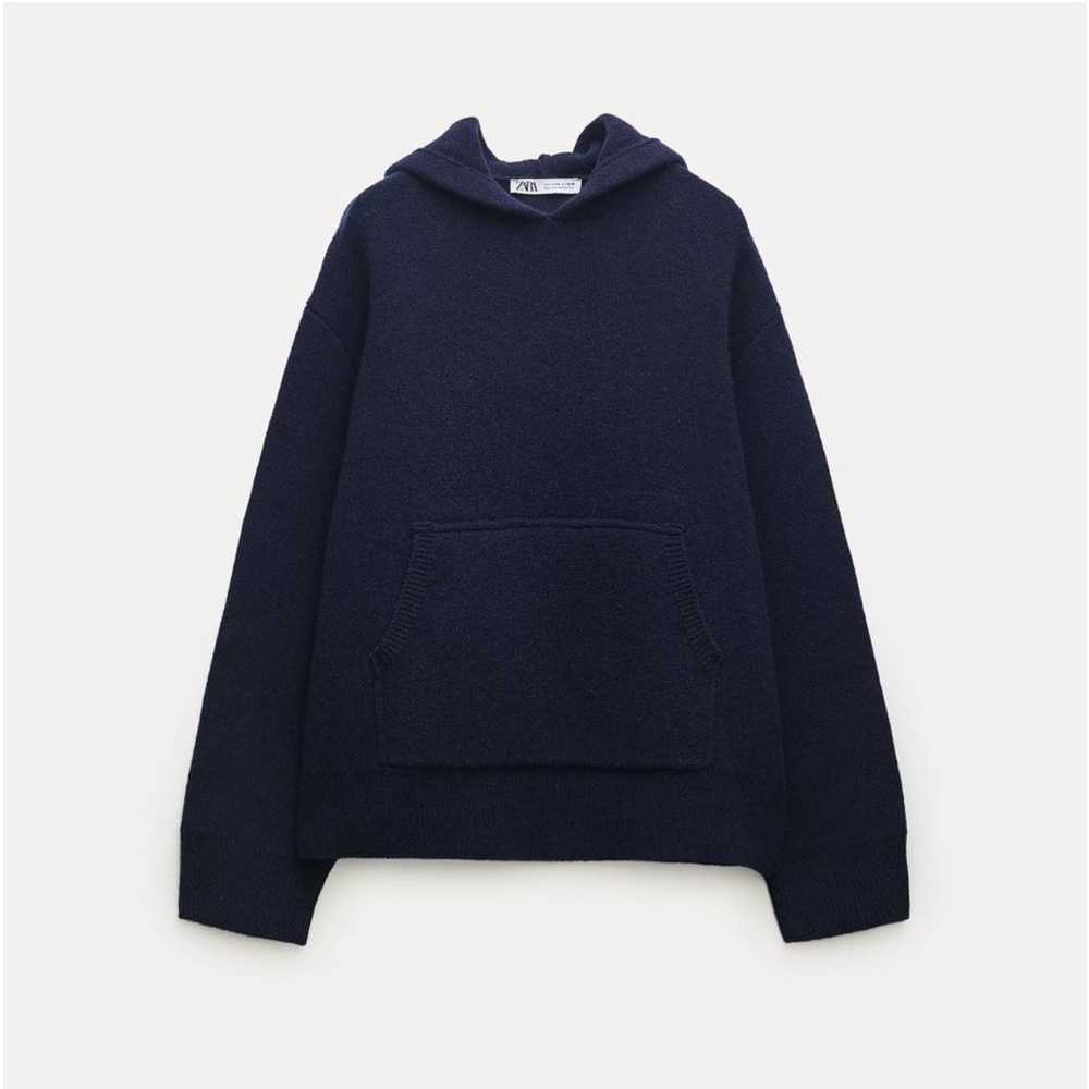 Zara Knit Wool Hoodie
